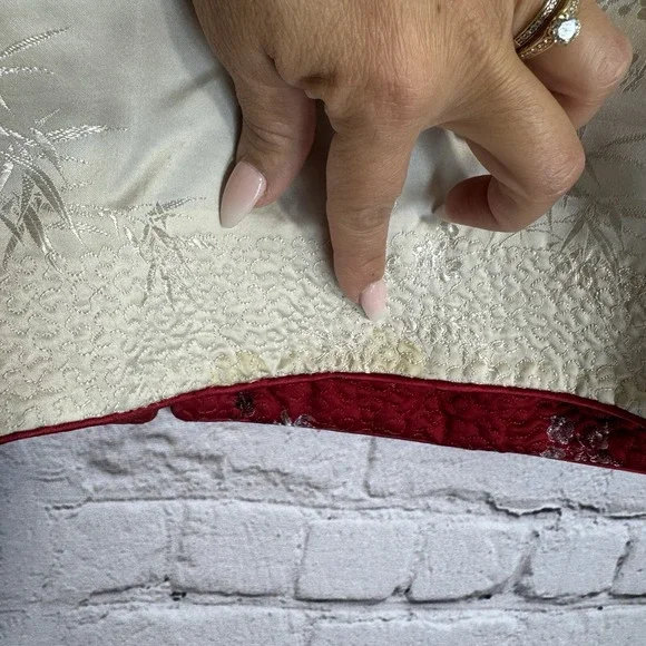 VTG PEONY BRAND Shanghai China Silk Jacket Blazer Asian Kimono Reversible Sz MED - Picture 14 of 14